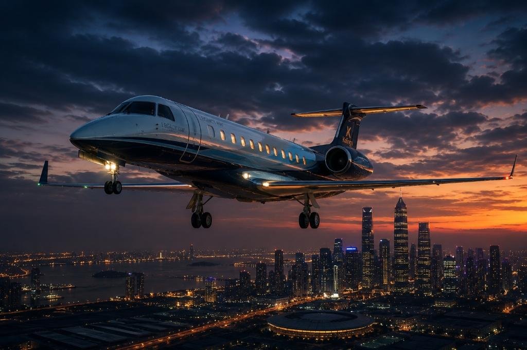 Aviation Excellence Jet Landing